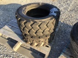 (2) 10-16.5 SKID STEER TIRES - ALL ONE PRICE