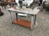 UNUSED METAL SHOP TABLE