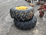 TRACTOR TIRES AND RIMS - BOTH ONE PRICE