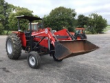 383 MASSEY FERGUSON TRACTOR W/ LOADER