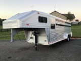 1999 4-STAR TRAILERS GOOSNECK LIVESTOCK COMBO TRAILER