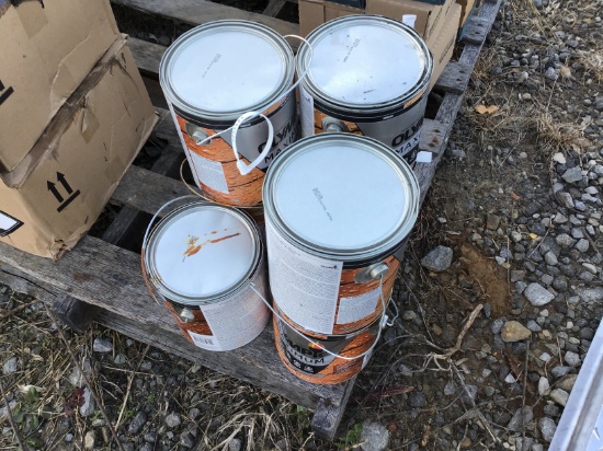 (7) 1 GALLON OLYMPIC STAIN - ALL ONE PRICE