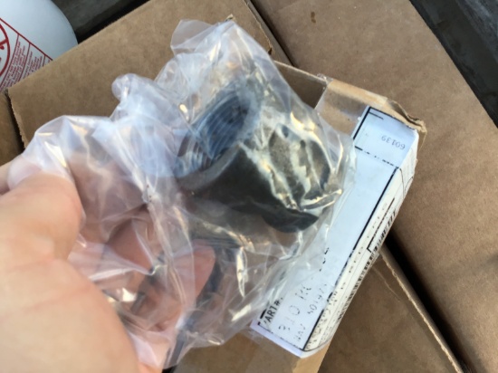 BOX OF METAL FITTINGS