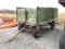 HOIST BOX WAGON W/ MCCORMICK GROUND DRIVE SEEDER ON REAR