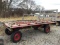 14FT FLAT WAGON W/ HOIST AND SIDE BOARDS
