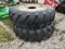 (2) 18.4X38 TRACTOR TIRES AND RIMS  - 10 BOLT HUBS - BOTH ONE PRICE