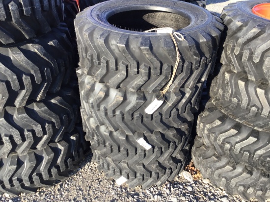 (4) NEW 10-16.5 SKID STEER TIRES - ALL ONE PRICE