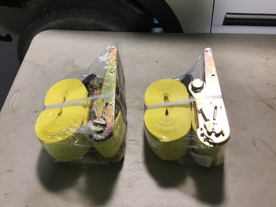 4'' X 30' NEW RATCHET STRAP - 2 TIMES THE PRICE