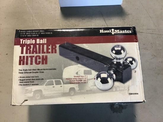 NEW TRIPLE BALL HITCH