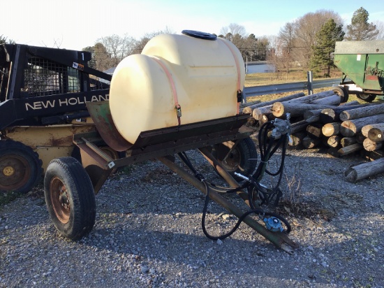 BOOMLESS SPRAYER ON WHEELS