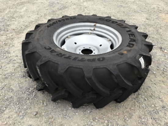 NEW 460/85R30 GOOD YEAR TRACTOR TIRE AND RIM