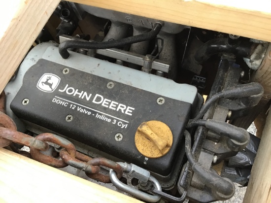 COMPLETE ENGINE FOR JOHN DEERE GATOR - RUNS BUT HAS SMALL MISFIRE