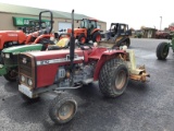 210 MASSEY FERGUSON TRACTOR W/ WOODS FINISH MOWER