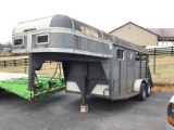 16FT PONDEROSA GOOSENECK HORSE TRAILER