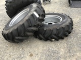 (2) NEW 16.9X28 TITAN TRACTOR TIRE AND RIM - PRICE PER TIRE