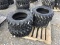 (4) NEW 10-16.5 SKID STEER TIRES - ALL ONE PRICE