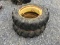(2) 11.2-24 TRACTOR TIRES AND RIMS - BOTH ONE PRICE