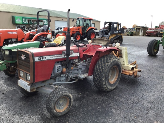 210 MASSEY FERGUSON TRACTOR W/ WOODS FINISH MOWER