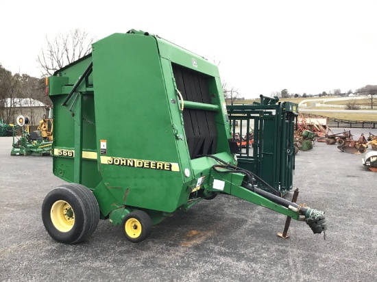 566 JOHN DEERE ROUND BALER