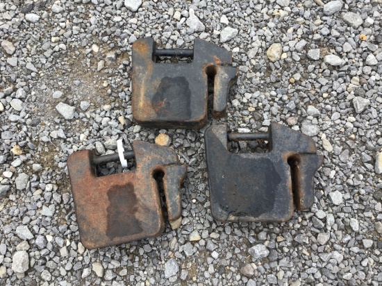 (3) NEW HOLLAND WEIGHTS FOR COMPACT TRACTOR