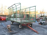 BALE KICKER WAGON ON 872-W EZ-TRAIL GEAR