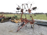 4 SPOOL ROSSI HAY TEDDER