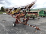 10 WHEEL V-RAKE W/ KICKER WHEEL
