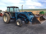 8240 FORD TRACTOR W/ CAB AND LOADER