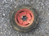 5.00X15 FRONT TIRE AND WHEEL