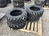 (4) NEW 10-16.5 SKID STEER TIRES - ALL ONE PRICE