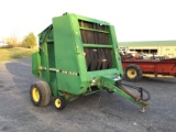 535 JOHN DEERE ROUND BALER W/ NET
