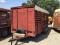 16FT BUMPERHITCH STOCK TRAILER - NO TITLE