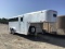 1992 SOONER ALUMINUM HORSE TRAILER W/ TITLE