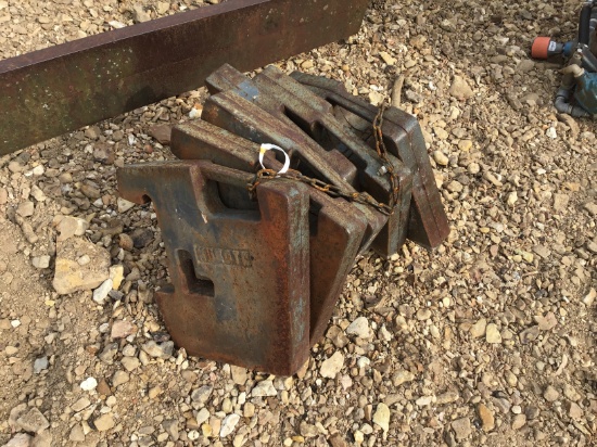 (6) KUBOTA TRACTOR WEIGHTS