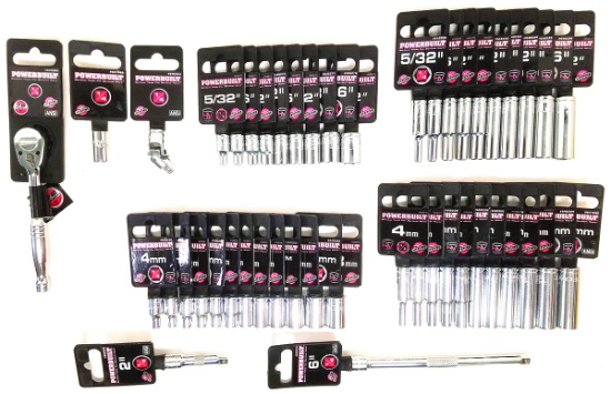 47 PC 1/4'' DRIVE SOCKET SET