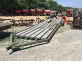 28FT JOHN DEERE DONAHUE TRAILER - NO TITLE