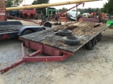 20FT BUMPERHITCH FLATBED FARM TRAILER - NO TITLE