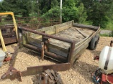 16FT BUMPER PULL TRAILER - NO TITLE