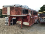 22FT GOOSENECK HORSE TRAILER W/ LIVING QUARTERS - NO TITLE