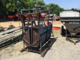 BLUE CATTLE CHUTE