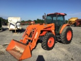 M8540 KUBOTA TRACTOR W/ CAB AND LOADER