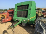 566 JOHN DEERE ROUND BALER W/ MONITOR
