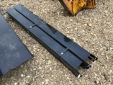 SET OF PALLET FORK EXTENSIONS