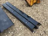 SET OF PALLET FORK EXTENSIONS