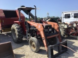 362 MF TRACTOR W/ LOADER - BUCKET- SPEAR