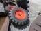TITAN 15 X 19.5 WHEELS AND TIRES FOR TRACTOR