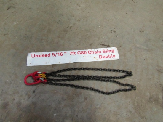 NEW 7FT 5/16 G80 CHAIN SLING