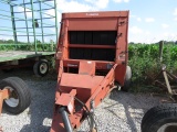540 HESSTON ROUND BALER W/ TIE BOX