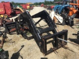 LOADER OFF OF IH TRACTOR W/ BRACKETS AND BUCKET