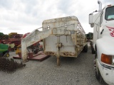 GOOSENECK STOCK TRAILER - NO TITLE